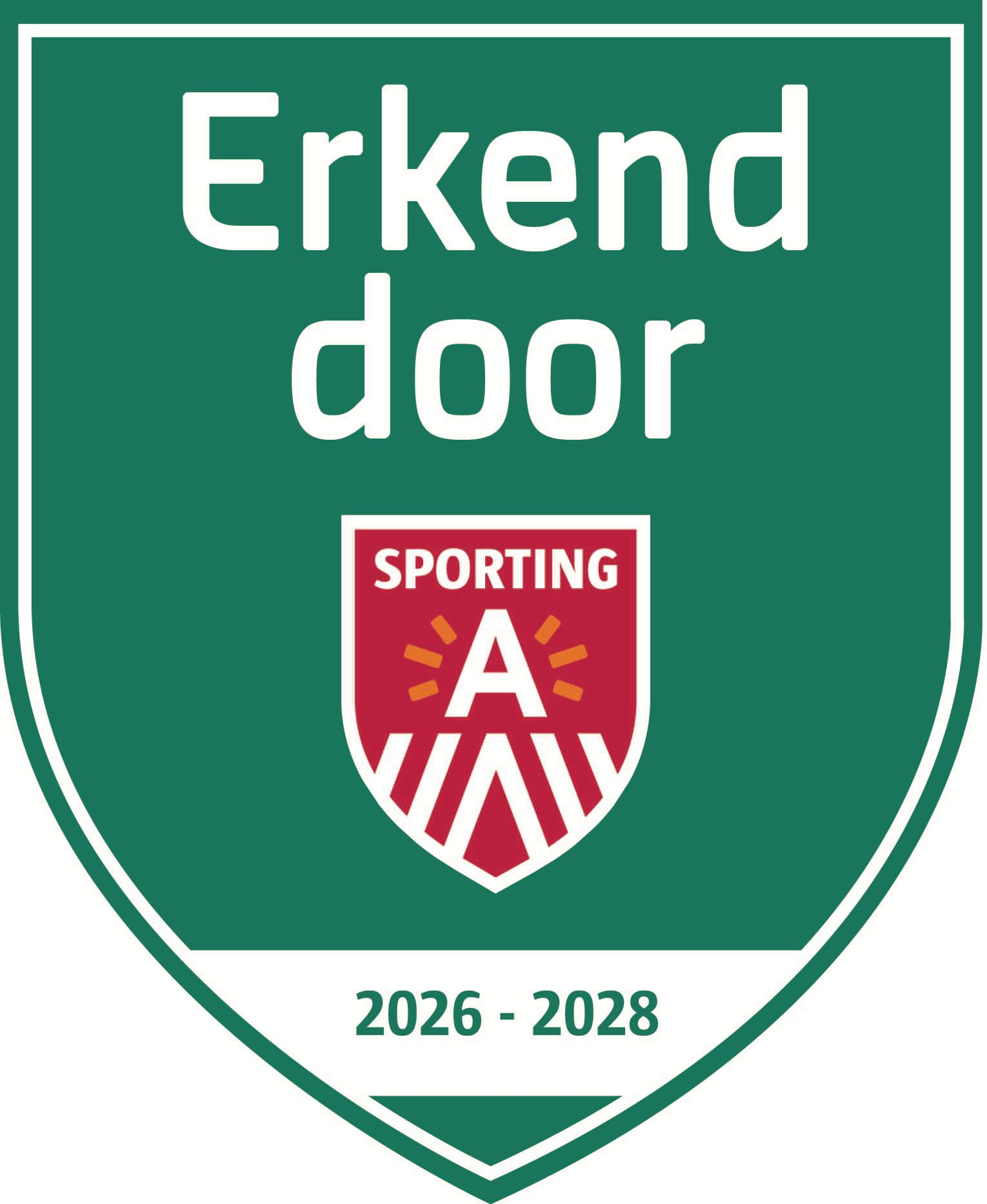 Erkend door Sporting A 2026-2028
